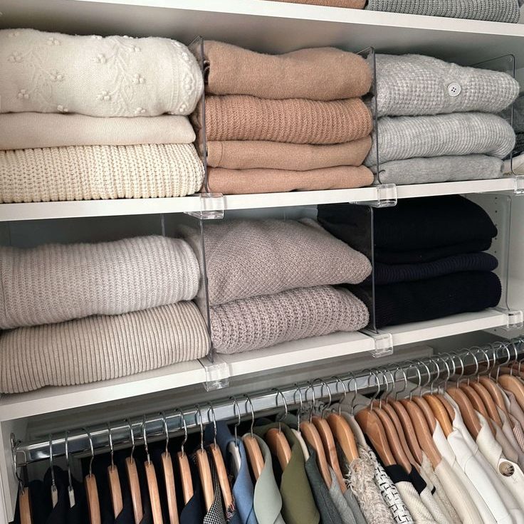 How to Fold & Hang Sweaters for Storage How to Fold & Hang Sweaters for Storage